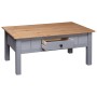 Gray Panama style pine wood coffee table 100x60x45cm by vidaXL, Coffee table - Ref: Foro24-282683, Price: 111,99 €, Discount: %