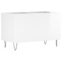 Glossy white plywood disc cabinet 74.5x38x48 cm by vidaXL, CD and DVD storage - Ref: Foro24-831726, Price: 37,62 €, Discount: %