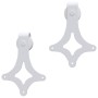 Kit herrajes para puertas correderas de acero blanco 183 cm de vidaXL, Marcos de puertas - Ref: Foro24-151703, Precio: 59,24 ...