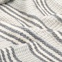 Gray and white cotton striped blanket 160x210 cm by vidaXL, Blankets - Ref: Foro24-245328, Price: 24,31 €, Discount: %