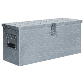 Aluminum box 76.5x26.5x33 cm cm silver by vidaXL, Toolboxes - Ref: Foro24-142938, Price: 180,99 €, Discount: %