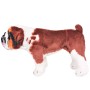 XXL white and brown standing plush bulldog dog by vidaXL, Stuffed animals - Ref: Foro24-91332, Price: 53,19 €, Discount: %