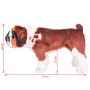 XXL white and brown standing plush bulldog dog by vidaXL, Stuffed animals - Ref: Foro24-91332, Price: 53,19 €, Discount: %