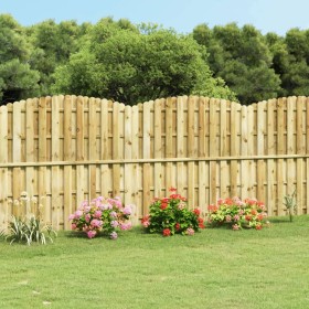 Impregnated pine wood fence panel 180x(165-180) cm by vidaXL, fence panels - Ref: Foro24-42460, Price: 96,99 €, Discount: %