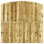 Panel de valla madera de pino impregnada 180x(165-180) cm de vidaXL, Paneles de vallas - Ref: Foro24-42460, Precio: 96,99 €, ...