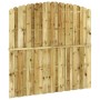 Panel de valla madera de pino impregnada 180x(165-180) cm de vidaXL, Paneles de vallas - Ref: Foro24-42460, Precio: 96,99 €, ...