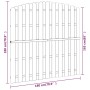 Panel de valla madera de pino impregnada 180x(165-180) cm de vidaXL, Paneles de vallas - Ref: Foro24-42460, Precio: 96,99 €, ...