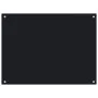 Kitchen splash protection black tempered glass 80x60 cm by vidaXL, Kitchen tools and utensils - Ref: Foro24-249486, Price: 52...