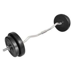 Curl Bar 30Kg by vidaXL, free weight - Ref: Foro24-90373, Price: 70,99 €, Discount: %