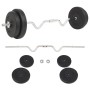 30 kg weight set by vidaXL, free weight - Ref: Foro24-91399, Price: 84,17 €, Discount: %