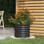 Steel planter with anthracite powder coating 40x40x36 cm by vidaXL, Pots and planters - Ref: Foro24-318846, Price: 22,84 €, D...