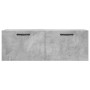 Concrete gray engineered wood wall cabinet 100x36.5x35 cm by vidaXL, Lockers and storage cabinets - Ref: Foro24-830128, Price...