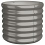 Gray powder coated steel planter 40x40x36 cm by vidaXL, Pots and planters - Ref: Foro24-318844, Price: 19,99 €, Discount: %