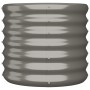 Gray powder coated steel planter 40x40x36 cm by vidaXL, Pots and planters - Ref: Foro24-318844, Price: 19,99 €, Discount: %