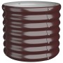 Brown powder coated steel planter 40x40x36 cm by vidaXL, Pots and planters - Ref: Foro24-318845, Price: 24,58 €, Discount: %