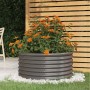 Jardinera de acero con recubrimiento en polvo gris 80x80x36 cm de vidaXL, Maceteros y jardineras - Ref: Foro24-318854, Precio...