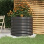 Steel planter with anthracite powder coating 80x80x68 cm by vidaXL, Pots and planters - Ref: Foro24-318861, Price: 53,11 €, D...