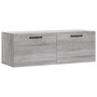 Sonoma grauer Wandschrank aus Holzwerkstoff, 100 x 36,5 x 35 cm von vidaXL, Schließfächer und Lagerschränke - Ref: Foro24-830...