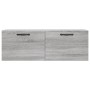 Sonoma gray engineered wood wall cabinet 100x36.5x35 cm by vidaXL, Lockers and storage cabinets - Ref: Foro24-830130, Price: ...