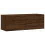 Armario de pared madera ingeniería marrón roble 100x36,5x35 cm de vidaXL, Taquillas y armarios de almacenamiento - Ref: Foro2...