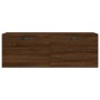 Engineered wood brown oak wall cabinet 100x36.5x35 cm by vidaXL, Lockers and storage cabinets - Ref: Foro24-830131, Price: 50...