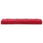 Burgundy cotton pallet cushion 120x40x7 cm by vidaXL, Cushions for chairs and sofas - Ref: Foro24-48683, Price: 59,91 €, Disc...