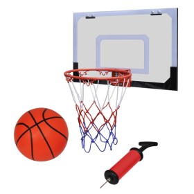 Basketball hoop with net and backboard, ball and pump, orange by vidaXL, toy basketball - Ref: Foro24-90499, Price: 31,99 €, ...