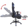 Silla de oficina racing reclinable con reposapiés azul de vidaXL, Sillas de oficina - Ref: Foro24-20166, Precio: 223,80 €, De...