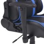 Silla de oficina racing reclinable con reposapiés azul de vidaXL, Sillas de oficina - Ref: Foro24-20166, Precio: 223,80 €, De...