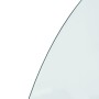 Semicircular glass plate for fireplace 1000x600 mm by vidaXL, Glass - Ref: Foro24-324112, Price: 54,20 €, Discount: %