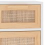 Solid pine wood and natural white rattan sideboard 60x30x75 cm by vidaXL, Sideboards - Ref: Foro24-345636, Price: 137,56 €, D...