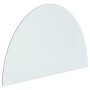 Glass plate for semicircular fireplace 800x500 mm by vidaXL, Glass - Ref: Foro24-324115, Price: 62,99 €, Discount: %