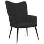 Relaxsessel mit Fußstütze aus schwarzem Stoff von vidaXL, Sessel - Ref: Foro24-327958, Preis: 118,42 €, Rabatt: %