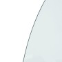 Placa de vidrio para chimenea semicircular 800x600 mm de vidaXL, Cristal - Ref: Foro24-324116, Precio: 50,31 €, Descuento: %