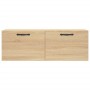 Wandschrank Holzwerkstoff Sonoma Eiche 100x36,5x35 cm von vidaXL, Schließfächer und Lagerschränke - Ref: Foro24-830127, Preis...