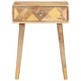 Solid mango wood bedside table 43x30x58 cm by vidaXL, Nightstands - Ref: Foro24-285857, Price: 106,47 €, Discount: %