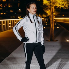 Avento Women's Reflective Running Jacket 38 74RB-ZIL-38 by Avento, Jackets and coats - Ref: Foro24-423079, Price: 38,99 €, Di...