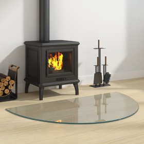 Glass plate for semicircular fireplace 1000x600 mm by vidaXL, Glass - Ref: Foro24-324118, Price: 51,68 €, Discount: %