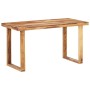 Mesa de comedor de madera maciza de sheesham 140x70x76 cm de vidaXL, Mesas de cocina y de comedor - Ref: Foro24-287356, Preci...