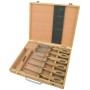 Brüder Mannesmann Wood Carving Tool Set 7 pcs 66107 by Brüder Mannesmann, Chisels and chisels - Ref: Foro24-420138, Price: 55...