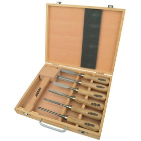 Brüder Mannesmann Wood Carving Tool Set 7 pcs 66107 by Brüder Mannesmann, Chisels and chisels - Ref: Foro24-420138, Price: 57...