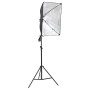 Fotostudio-Beleuchtungsset mit Hintergründen und Softboxen von vidaXL, Blitze und Studiobeleuchtung - Ref: Foro24-190237, Pre...