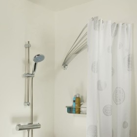 Sealskin Corner Umbrella Shower Curtain Rod Chrome by Sealskin, shower bars - Ref: Foro24-436877, Price: 45,05 €, Discount: %