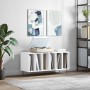 Glossy white plywood disc cabinet 100x38x48 cm by vidaXL, CD and DVD storage - Ref: Foro24-831750, Price: 81,11 €, Discount: %