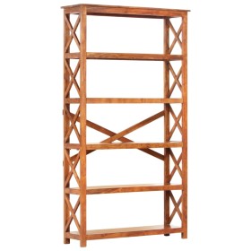 Solid acacia wood shelf with honey finish 100x30x180 cm by vidaXL, Bookcases and shelves - Ref: Foro24-289626, Price: 386,17 ...