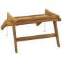 Silla de jardín de madera maciza de teca de vidaXL, Sillas de jardín - Ref: Foro24-319153, Precio: 146,36 €, Descuento: %