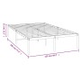 Schwarzer Metallbettrahmen 120x190 cm von vidaXL, Betten und Lattenroste - Ref: Foro24-350843, Preis: 113,36 €, Rabatt: %