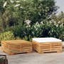 Gartenmöbel-Set 2-teilig aus massivem Teakholz von vidaXL, Modulare Sofas für den Außenbereich - Ref: Foro24-319169, Preis: 2...