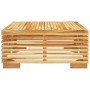 Juego de muebles de jardín 2 piezas madera maciza de teca de vidaXL, Sofás modulares de exterior - Ref: Foro24-319169, Precio...