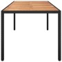 Black synthetic rattan garden table 250x100x75 cm by vidaXL, Garden tables - Ref: Foro24-316729, Price: 292,78 €, Discount: %